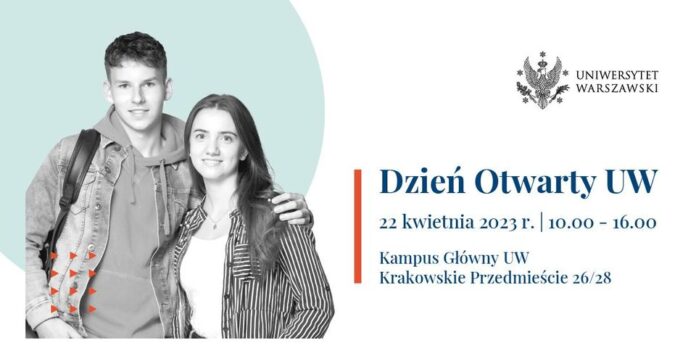 plakat Dni Otwarte Uniwersytet Warszawski