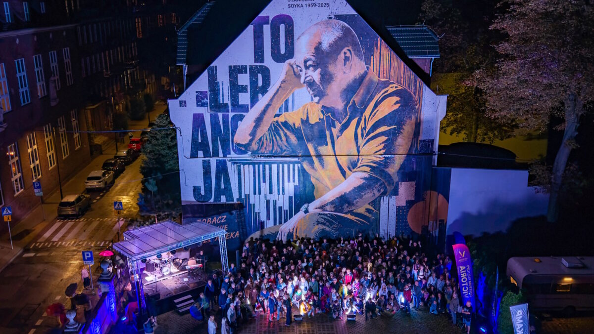 W Gliwicach otwarto mural upamiętniający Stanisława Soykę