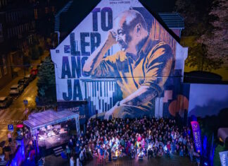 MURAL UPAMIĘTNIAJĄCY STANISŁAWA SOYKĘ ODSŁONIĘTY W GLIWICACH W Gliwicach otwarto mural upamiętniający Stanisława Soykę